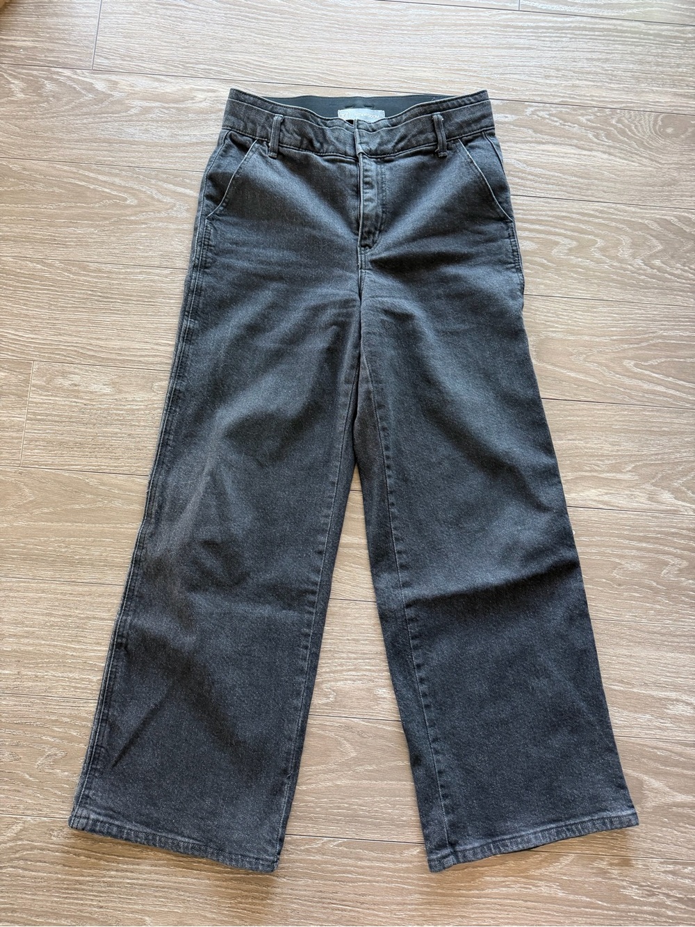 Wit & Wisdom Charcoal Wide Leg Jeans